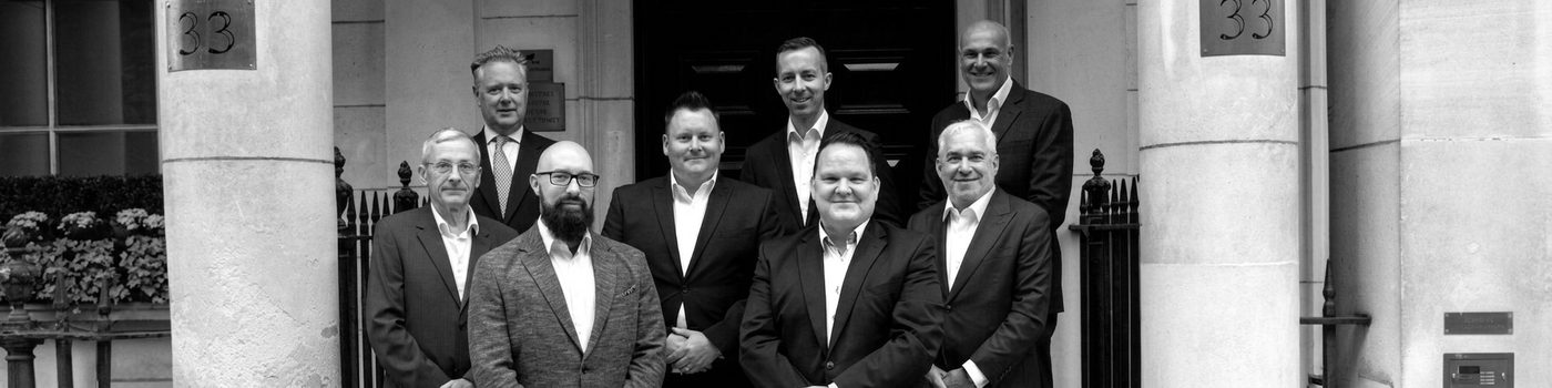The team outside the London office